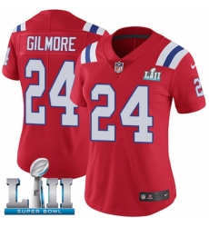 Women's Nike New England Patriots #24 Stephon Gilmore Red Alternate Vapor Untouchable Limited Player Super Bowl LII NFL Jersey Women's Nike New England Patriots #24 Stephon Gilmore Red Alternate Vapor Untouchable Limited Player Super Bowl LII NFL Jersey