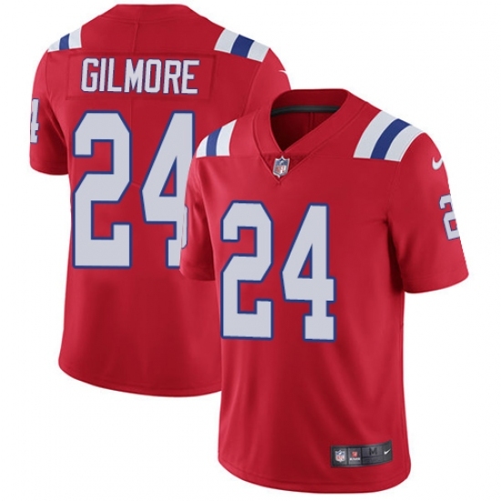 Youth Nike New England Patriots #24 Stephon Gilmore Red Alternate Vapor Untouchable Limited Player NFL Jersey Youth Nike New England Patriots #24 Stephon Gilmore Red Alternate Vapor Untouchable Limited Player NFL Jersey