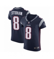 Men's New England Patriots #8 Jarrett Stidham Navy Blue Team Color Vapor Untouchable Elite Player Football Jersey Men's New England Patriots #8 Jarrett Stidham Navy Blue Team Color Vapor Untouchable Elite Player Football Jersey