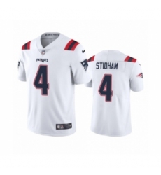 New England Patriots #4 Jarrett Stidham White 2020 Vapor Limited Jersey