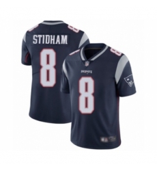 Youth New England Patriots #8 Jarrett Stidham Navy Blue Team Color Vapor Untouchable Limited Player Football Jersey Youth New England Patriots #8 Jarrett Stidham Navy Blue Team Color Vapor Untouchable Limited Player Football Jersey