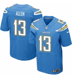 Men's Nike Los Angeles Chargers #13 Keenan Allen Elite Electric Blue Alternate NFL Jersey