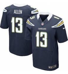 Men's Nike Los Angeles Chargers #13 Keenan Allen Elite Navy Blue Team Color NFL Jersey