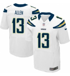Men's Nike Los Angeles Chargers #13 Keenan Allen Elite White NFL Jersey