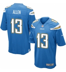 Men's Nike Los Angeles Chargers #13 Keenan Allen Game Electric Blue Alternate NFL Jersey
