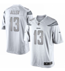 Men's Nike Los Angeles Chargers #13 Keenan Allen Limited White Platinum NFL Jersey