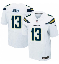 Men's Nike Los Angeles Chargers #13 Keenan Allen New Elite White NFL Jersey