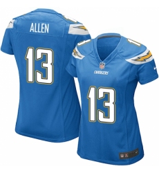 Women's Nike Los Angeles Chargers #13 Keenan Allen Game Electric Blue Alternate NFL Jersey