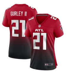 Women's Atlanta Falcons #21 Todd Gurley II Nike Red 2nd Alternate Game Jersey