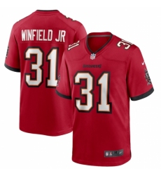Men's Tampa Bay Buccaneers #31 Antoine Winfield Jr. Nike Red 2020 NFL Draft Pick Game Jersey