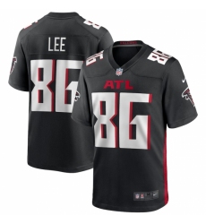 Men's Atlanta Falcons #86 Khari Lee Nike Black Game Player Jersey