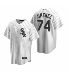 Men's Nike Chicago White Sox #74 Eloy Jimenez White Home Stitched Baseball Jersey