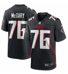 Men's Atlanta Falcons #76 Kaleb McGary Nike Black Game Jersey