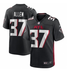 Men's Atlanta Falcons #37 Ricardo Allen Nike Black Team Game Jersey