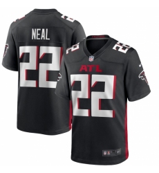 Men's Atlanta Falcons #22 Keanu Neal Nike Black Game Jersey