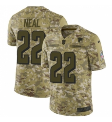 Men's Nike Atlanta Falcons #22 Keanu Neal Limited Camo 2018 Salute to Service NFL Jersey