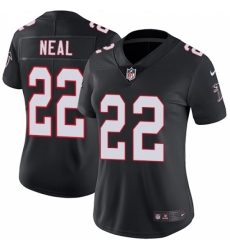Women's Nike Atlanta Falcons #22 Keanu Neal Black Alternate Vapor Untouchable Limited Player NFL Jersey