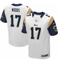 Men's Nike Los Angeles Rams #17 Robert Woods White Vapor Untouchable Elite Player NFL Jersey