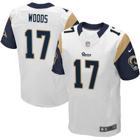 Men's Nike Los Angeles Rams #17 Robert Woods White Vapor Untouchable Elite Player NFL Jersey Men's Nike Los Angeles Rams #17 Robert Woods White Vapor Untouchable Elite Player NFL Jersey