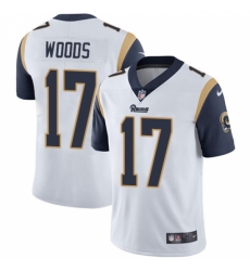 Men's Nike Los Angeles Rams #17 Robert Woods White Vapor Untouchable Limited Player NFL Jersey