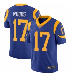 Youth Nike Los Angeles Rams #17 Robert Woods Royal Blue Alternate Vapor Untouchable Limited Player NFL Jersey