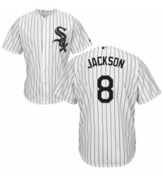 Youth Majestic Chicago White Sox #8 Bo Jackson Replica White Home Cool Base MLB Jersey