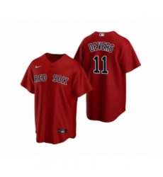 Men's Boston Red Sox #11 Rafael Devers Nike Red Replica Alternate Jersey