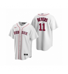 Men's Boston Red Sox #11 Rafael Devers Nike White Replica Home Jersey