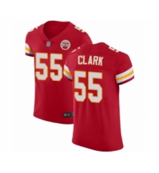 Men's Kansas City Chiefs #55 Frank Clark Red Team Color Vapor Untouchable Elite Player Football Jersey