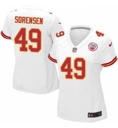 Women's Nike Kansas City Chiefs #49 Daniel Sorensen Game White NFL Jersey