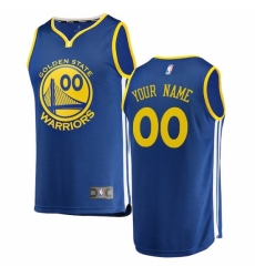 Men's Golden State Warriors Fanatics Branded Royal Fast Break Custom Replica Jersey - Icon Edition