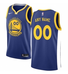 Men's Golden State Warriors Nike Blue Swingman Custom Jersey - Icon Edition