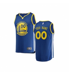 Youth Golden State Warriors Fanatics Branded Royal Fast Break Custom Replica Jersey - Icon Edition