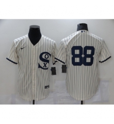 Men's Chicago White Sox #88 Luis Robert Cream Game 2021 Field of Dreams Jersey