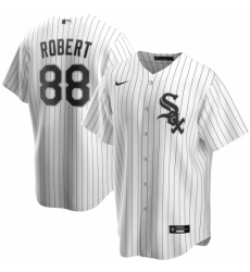 Men's Chicago White Sox #88 Luis Robert Nike White Home 2020 Replica Player Jersey