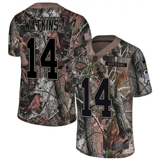 Youth Nike Kansas City Chiefs #14 Sammy Watkins Camo Rush Realtree Limited NFL Jersey Youth Nike Kansas City Chiefs #14 Sammy Watkins Camo Rush Realtree Limited NFL Jersey