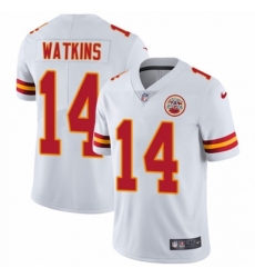 Youth Nike Kansas City Chiefs #14 Sammy Watkins White Vapor Untouchable Limited Player NFL Jersey