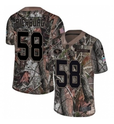 Men's Nike San Francisco 49ers #58 Weston Richburg Limited Camo Rush Realtree NFL Jersey