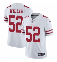 Men's Nike San Francisco 49ers #52 Patrick Willis White Vapor Untouchable Limited Player NFL Jersey