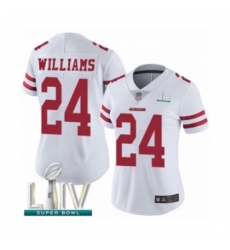 Women's San Francisco 49ers #24 K'Waun Williams White Vapor Untouchable Limited Player Super Bowl LIV Bound Football Jersey