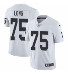 Men's Nike Oakland Raiders #75 Howie Long White Vapor Untouchable Limited Player NFL Jersey