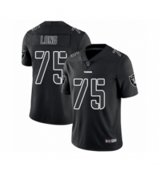 Men's Oakland Raiders #75 Howie Long Black Impact Limited Football Jersey