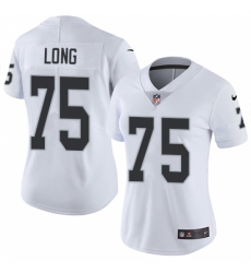 Women's Nike Oakland Raiders #75 Howie Long White Vapor Untouchable Limited Player NFL Jersey