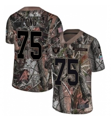 Youth Nike Oakland Raiders #75 Howie Long Limited Camo Rush Realtree NFL Jersey