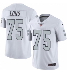 Youth Nike Oakland Raiders #75 Howie Long Limited White Rush Vapor Untouchable NFL Jersey