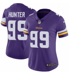 Women's Nike Minnesota Vikings #99 Danielle Hunter Purple Team Color Vapor Untouchable Limited Player NFL Jersey