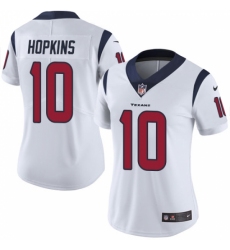 Women's Nike Houston Texans #10 DeAndre Hopkins Limited White Vapor Untouchable NFL Jersey