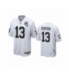 Men's Oakland Raiders #13 Oakland Raiders #82 Jason Witten White 2020 Inaugural Season Game Jersey