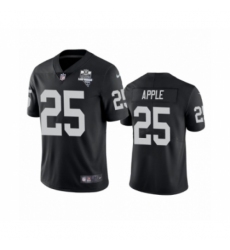 Men's Oakland Raiders #25 Eli Apple Black 2020 Inaugural Season Vapor Limited Jersey