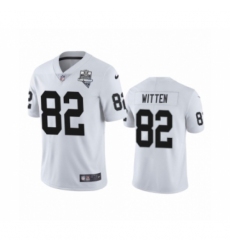 Men's Oakland Raiders #82 Jason Witten White 2020 Inaugural Season Vapor Limited Jersey